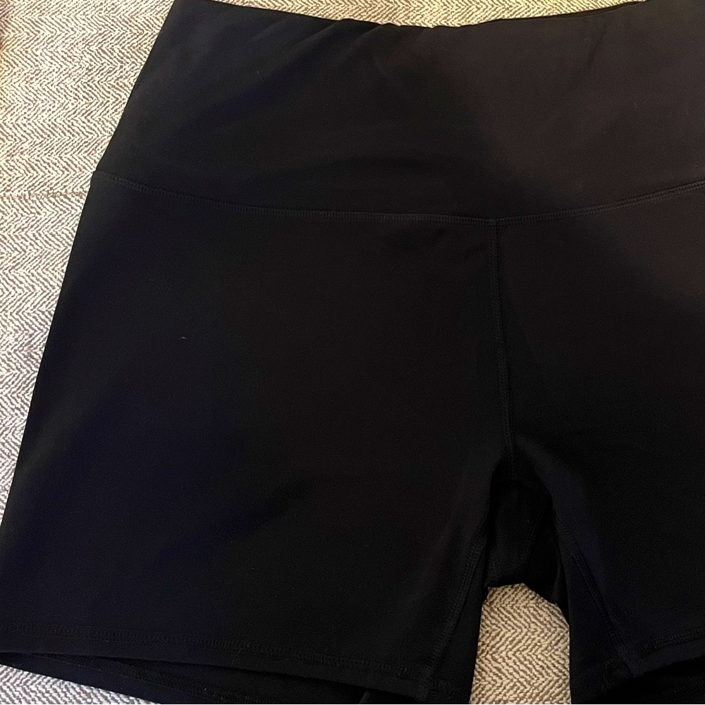 Women’s black spandex shorts